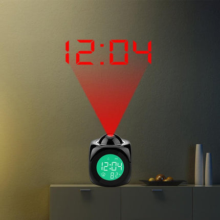 Creative Digital Alarm Clock with Projector - wnkrs