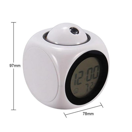 Creative Digital Alarm Clock with Projector - wnkrs