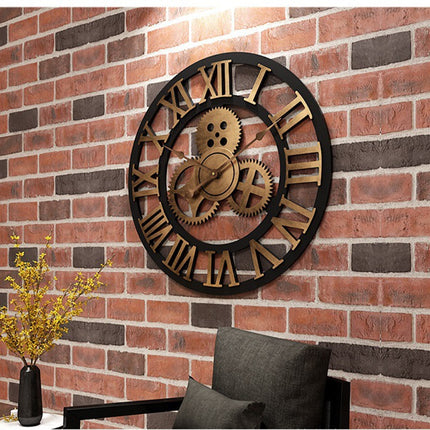 Industrial Style Hollow Wall Clock - wnkrs