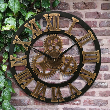Industrial Style Hollow Wall Clock - wnkrs