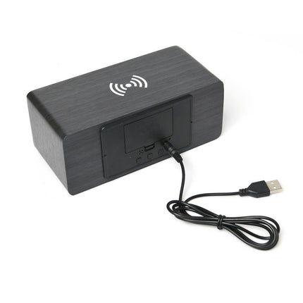 Electric Alarm Clock with Wireless Charging Pad - wnkrs