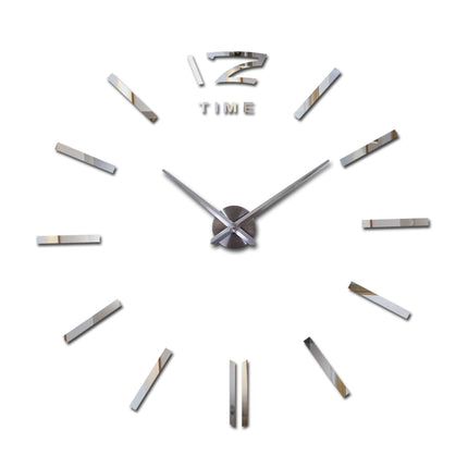 DIY Modern Style Mirror Design Self-Adhesive Wall Clock - wnkrs
