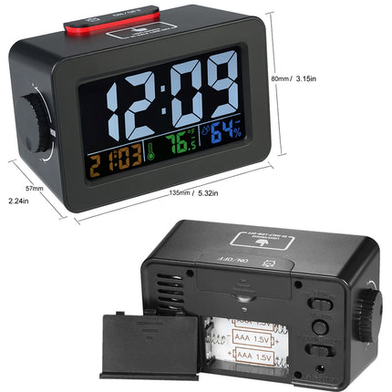 Digital Alarm Clock with Thermometer - wnkrs