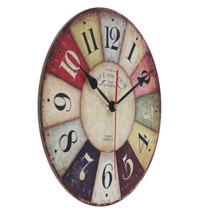 Wooden Vintage Wall Clock - wnkrs