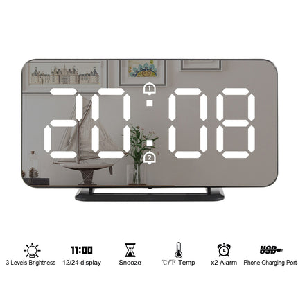 LED Digital Alarm Clock with FM Radio - wnkrs