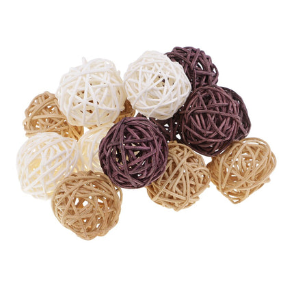 Set of 30 Rattan Wicker Balls - wnkrs