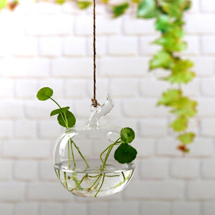 Vertical Hanging Glass Flower Pot - wnkrs