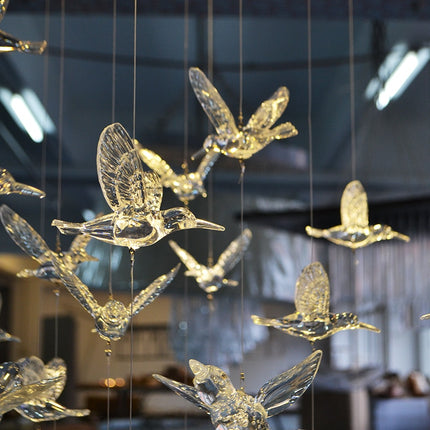 Set of 12 Acrylic Bird Ornaments - wnkrs
