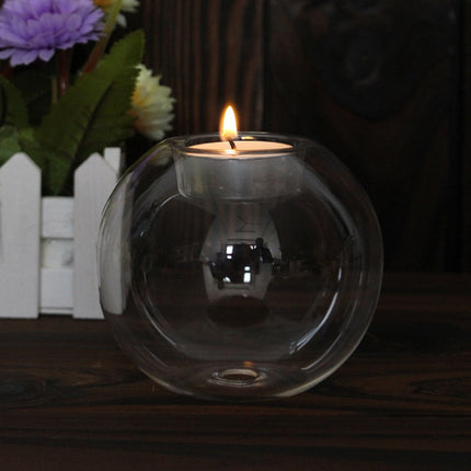 Classic Crystal Glass Candle Holder - wnkrs