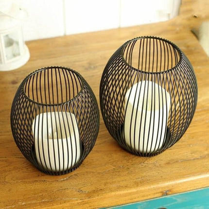 Metal Cage Style Candle Holder - wnkrs