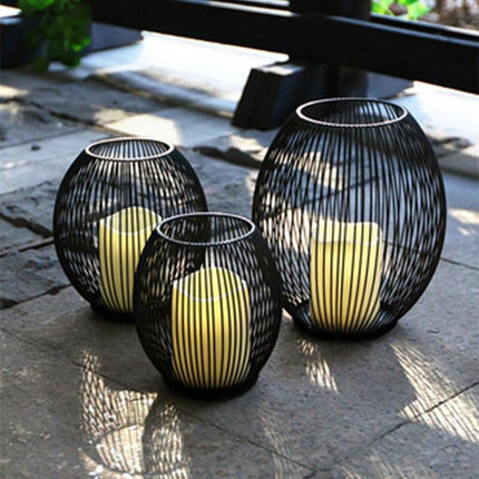 Metal Cage Style Candle Holder - wnkrs