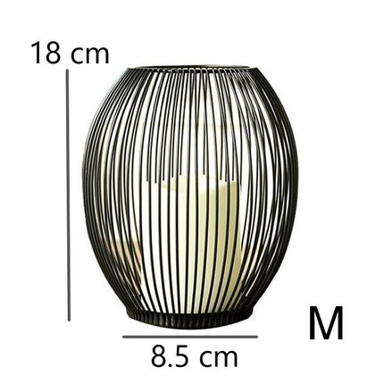 Metal Cage Style Candle Holder - wnkrs