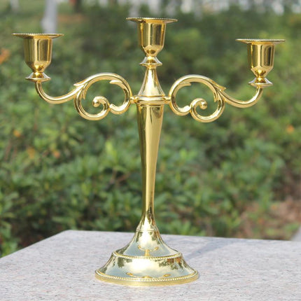 Classic Metal Candelabra Candle Holder - wnkrs