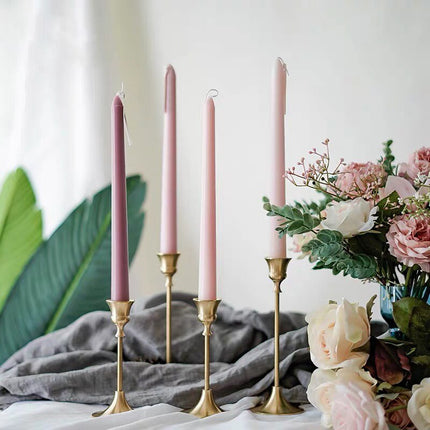 Set of 4 Multicolored Soy Wax Candlesticks - wnkrs