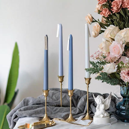 Set of 4 Multicolored Soy Wax Candlesticks - wnkrs