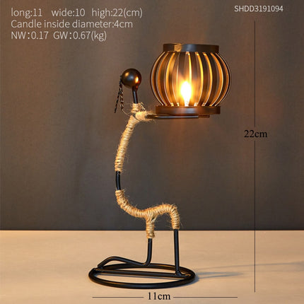 Creative People Shaped Candle Holders - wnkrs