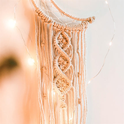 Bohemian Style Moon Wall Macrame - wnkrs