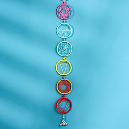 Colorful 7 Chakra Rings Dream Catcher - wnkrs