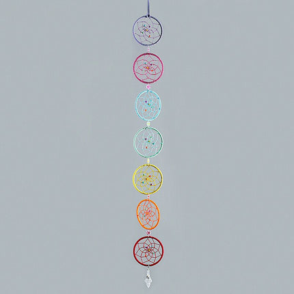 Colorful 7 Chakra Rings Dream Catcher - wnkrs