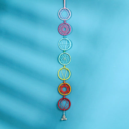 Colorful 7 Chakra Rings Dream Catcher - wnkrs