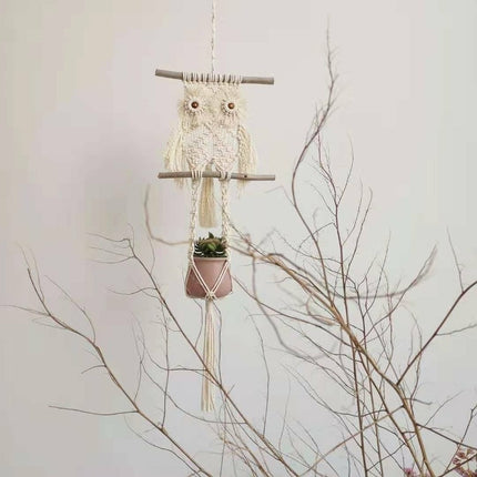 Nordic Style Owl Cotton Macrame - wnkrs