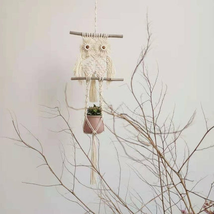Nordic Style Owl Cotton Macrame - wnkrs