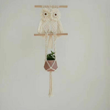 Nordic Style Owl Cotton Macrame - wnkrs