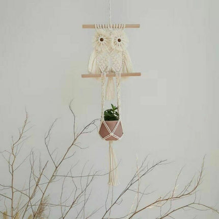 Nordic Style Owl Cotton Macrame - wnkrs