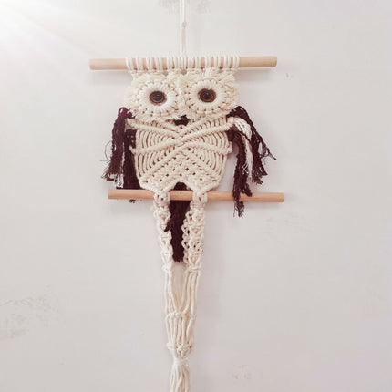 Nordic Style Owl Cotton Macrame - wnkrs