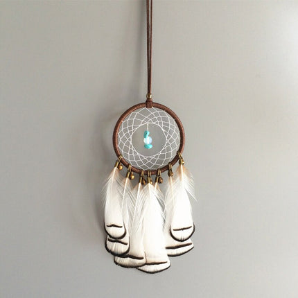 Handmade Dream Catcher with Feathers and Jingle Bells - wnkrs