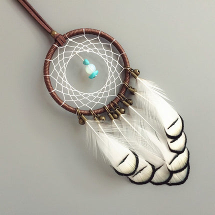 Handmade Dream Catcher with Feathers and Jingle Bells - wnkrs