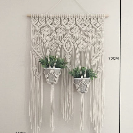 Nordic Embroidered Cotton Planter - wnkrs