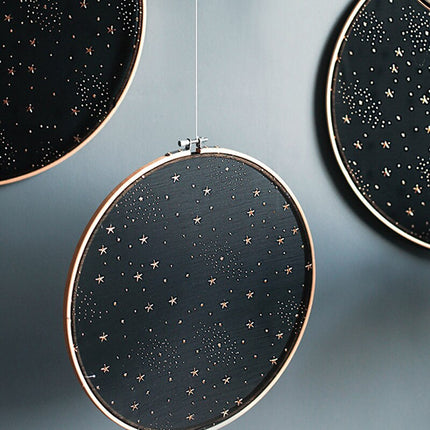 Bamboo / Mesh Decoration with Stars Pattern - wnkrs