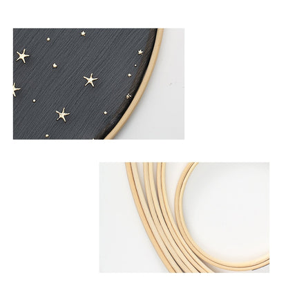 Bamboo / Mesh Decoration with Stars Pattern - wnkrs