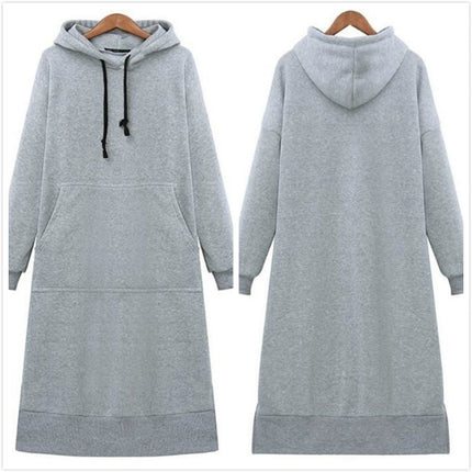 Women's Loose Long Hoodie - wnkrs