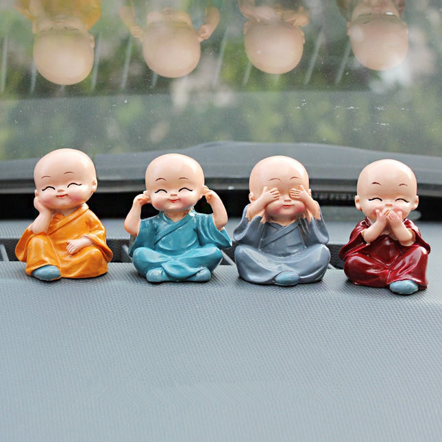 Little Monk Figurines 4 Pcs Set - wnkrs