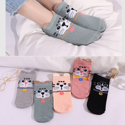 Women's Cute Style Socks 5 Pairs Set - Wnkrs