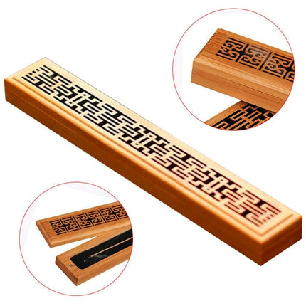 Bamboo Wood Incense Stick Holder - Wnkrs