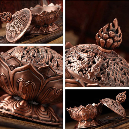 Mini Tibetan Lotus Incense Burner - Wnkrs
