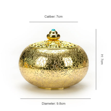 Carved Metal Incense Burner - Wnkrs