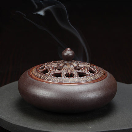 Carved Ceramic Incense Burner - Wnkrs