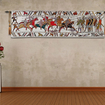 Rectangle Cotton Tapestry With Medieval Culture - wnkrs