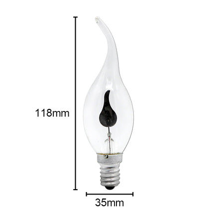 Flickering Flame Style LED Candle Bulb - Wnkrs