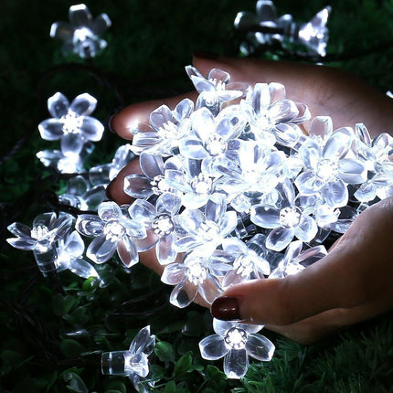 Flower Shaped Solar LED String Fairy Lights - Wnkrs