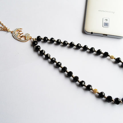 Islamic Black Crystal Beads - wnkrs