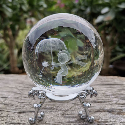 3D Carving Crystal Ball - wnkrs
