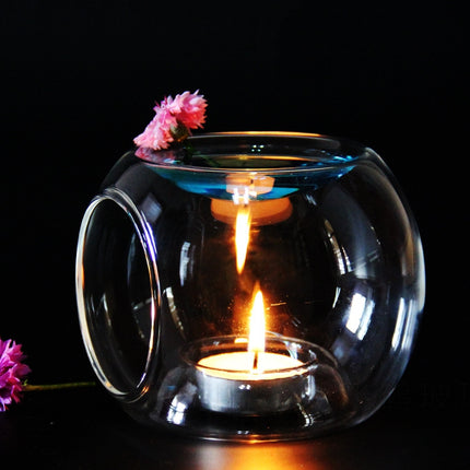 Transparent Glass Sphere Aroma Lamp - wnkrs
