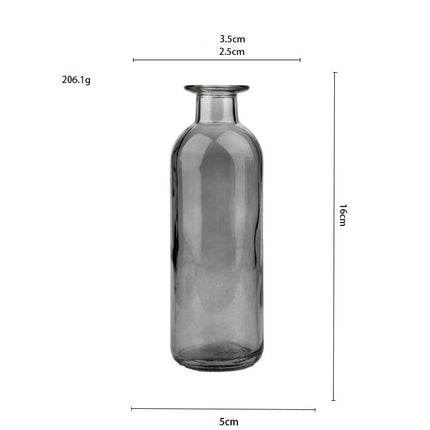 Transparent Glass Decorative Vase - wnkrs