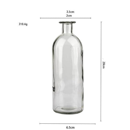 Transparent Glass Decorative Vase - wnkrs