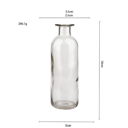 Transparent Glass Decorative Vase - wnkrs